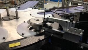 CNC eddy current inspection station for transmission clutch disk